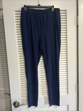 SHEIN Navy Straight-Leg Pull-On Leggings